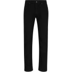 Schwarze Bestickte HUGO BOSS HUGO Slim Fit Jeans aus Baumwolle für Herren Weite 29, Länge 30 