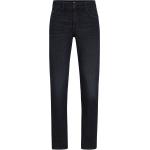 Dunkelgraue HUGO BOSS BOSS Slim Fit Jeans aus Baumwolle für Herren Weite 30, Länge 30 