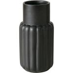 Schwarze Moderne 14 cm Boltze Runde Vasen & Blumenvasen 14 cm aus Steingut 