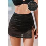 Schwarze Cupshe Bikini-Röcke & Baderöcke aus Nylon Handwäsche für Damen Größe S 