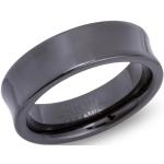 Schwarze UNIQUE Keramik Ringe aus Keramik graviert für Herren 