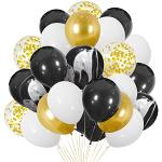 Schwarze Luftballons 30-teilig zum Karneval / Fasching 