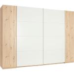 Weiße Moderne Schwebetürenschränke aus Holz Breite 300-350cm, Höhe 200-250cm, Tiefe 50-100cm 