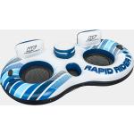 Schwimmring Bestway Hydro Force Rapid Rider II, 2,51 x 1,32 Meter, weiß/blau + Reparaturflicken