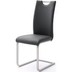 Cremefarbene Moderne MCA furniture Paulo Schwingstühle aus Edelstahl Breite 0-50cm, Höhe 100-150cm, Tiefe 50-100cm 4-teilig 