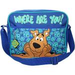 Blaue Scooby Doo Messenger Bags & Kuriertaschen mit Riemchen für Jungen 