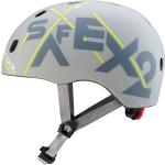S'COOL safeX 2 - L (54-60cm) / Grey/Yellow