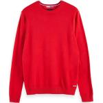 Reduzierte Rote Melierte Scotch & Soda Nachhaltige Kaschmir-Pullover aus Baumwolle für Herren Größe XL für den für den Herbst 