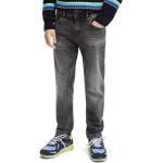 Reduzierte Anthrazitfarbene Scotch & Soda Nachhaltige 5-Pocket Jeans für Kinder mit Reißverschluss aus Baumwolle für Jungen Größe 134 