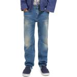 Reduzierte Blaue Scotch & Soda Nachhaltige 5-Pocket Jeans für Kinder mit Reißverschluss aus Baumwolle für Jungen Größe 128 