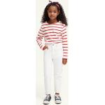 Reduzierte Weiße Scotch & Soda Nachhaltige 5-Pocket Jeans für Kinder mit Reißverschluss aus Baumwolle für Mädchen Größe 134 