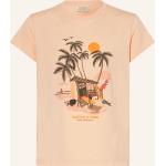 Hellorange Scotch & Soda Nachhaltige T-Shirts aus Baumwolle für Damen 