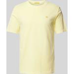 Gelbe Unifarbene Scotch & Soda Nachhaltige T-Shirts aus Baumwolle für Herren Größe M 