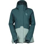Scott - Freeride-Skijacke - Jacket W'S Ultimate Dryo Plus Aruba Green/Northern Mint Green für Damen aus Wolle - Größe M - Blau