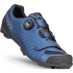 Blaue Scott Boa Herrensportschuhe mit Klettverschluss aus Textil mit Reflektoren Größe 44 