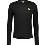 Schwarze Langärmelige Scott Trail T-Shirts für Herren Größe L 