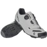 Schwarze Scott Boa MTB Schuhe mit Klettverschluss aus Gummi mit Reflektoren für Damen Größe 37 