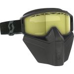 Scott Primal Safari Facemask Schwarze Ski Brille, gelb