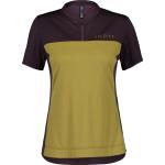 Scott Shirt W's Trail Flow Zip SS dark purple/mud green (7164) S