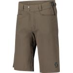 Scott Shorts M's Trail Flow With Pad shadow brown