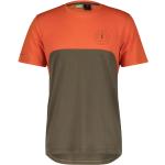 Scott Trail Flow Dri Short-Sleeve Men's Shirt (403232) braze orange/shadow brown