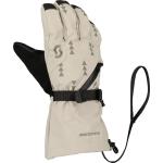 Scott Ultimate Premium Kinder Snowmobil Handschuhe, grau-beige, Größe S