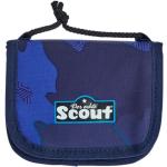 Blaue Scout Jungenbrustbeutel & Jungenbrusttaschen mit Klettverschluss zum Schulanfang 
