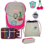 Pinke Sportliche Scout Basic Schulranzen & Schultornister mit Kirschenmotiv aus Polyester für Kinder zum Schulanfang 