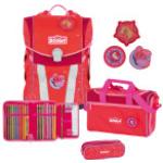 Rote Scout Sunny Schulranzen Sets aus Polyester 4-teilig zum Schulanfang 