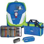 Blaue Scout Sunny Schulranzen Sets für Kinder 4-teilig zum Schulanfang 