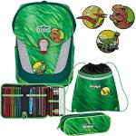 Grüne Scout Sunny Schulranzen Sets für Kinder 4-teilig zum Schulanfang 