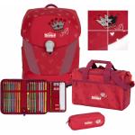 Reduzierte Rote Scout Sunny Schulranzen Sets für Kinder 4-teilig zum Schulanfang 