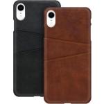 Braune Elegante Vegane iPhone XR Cases aus Leder 