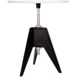 Schwarze Moderne Tom Dixon Screw Runde Runde Tische 55 cm aus Gusseisen höhenverstellbar Höhe 50-100cm, Tiefe 50-100cm 
