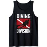 Scuba Diver - Diving Division Taucherflagge Tank T