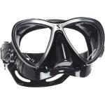 Scubapro Maske Synergy Twin schwarz-silber, schwarzes Silikon