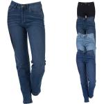 Schwarze Stretch-Jeans aus Baumwolle für Damen Größe XS 
