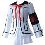 sdfsdfsd Anime Vampire Knight Cosplay Souen Ruka Outfits, JK Schuluniform-Anzug für Anime-Fans, Cosplay, Weiß, XL