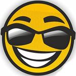 Bunte Emoji Smiley Sonnenbrillen 