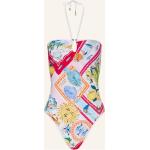 Rosa Seafolly Bandeau Badeanzüge aus Nylon ohne Bügel für Damen Größe M 