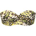 Reduzierte Gelbe Seafolly Bandeau Bikinitops für Damen Größe XL 