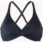 Dunkelblaue Seafolly Bikini-Tops mit Bügel für Damen Größe S 