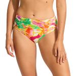 Fuchsiafarbene Seafolly Bikinihosen & Bikinislips mit Australien-Motiv für Damen Größe L 