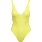 Reduzierte Gelbe Seafolly V-Ausschnitt Damenbadeanzüge aus Nylon Größe XS 