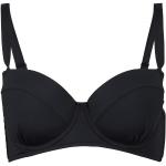 Reduzierte Schwarze Seafolly Bikini-Tops aus Polyamid mit Bügel für Damen Größe S 