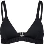 Reduzierte Schwarze Seafolly Bikini-Tops aus Polyamid mit verstellbaren Trägern für Damen Größe XS 