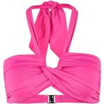 Reduzierte Rosa Seafolly Bandeau Bikinitops aus Polyamid für Damen Größe S 