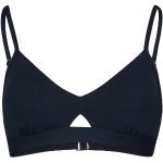 Reduzierte Blaue Seafolly Bikini-Tops mit Cutwork aus Polyamid mit verstellbaren Trägern für Damen Größe XS 