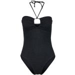 Reduzierte Schwarze Elegante Seafolly Bandeau Badeanzüge aus Polyamid für Damen Größe S 