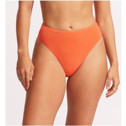 Seafolly - Women's Sea Dive High Rise Pant - Bikini-Bottom Gr 8 bunt
